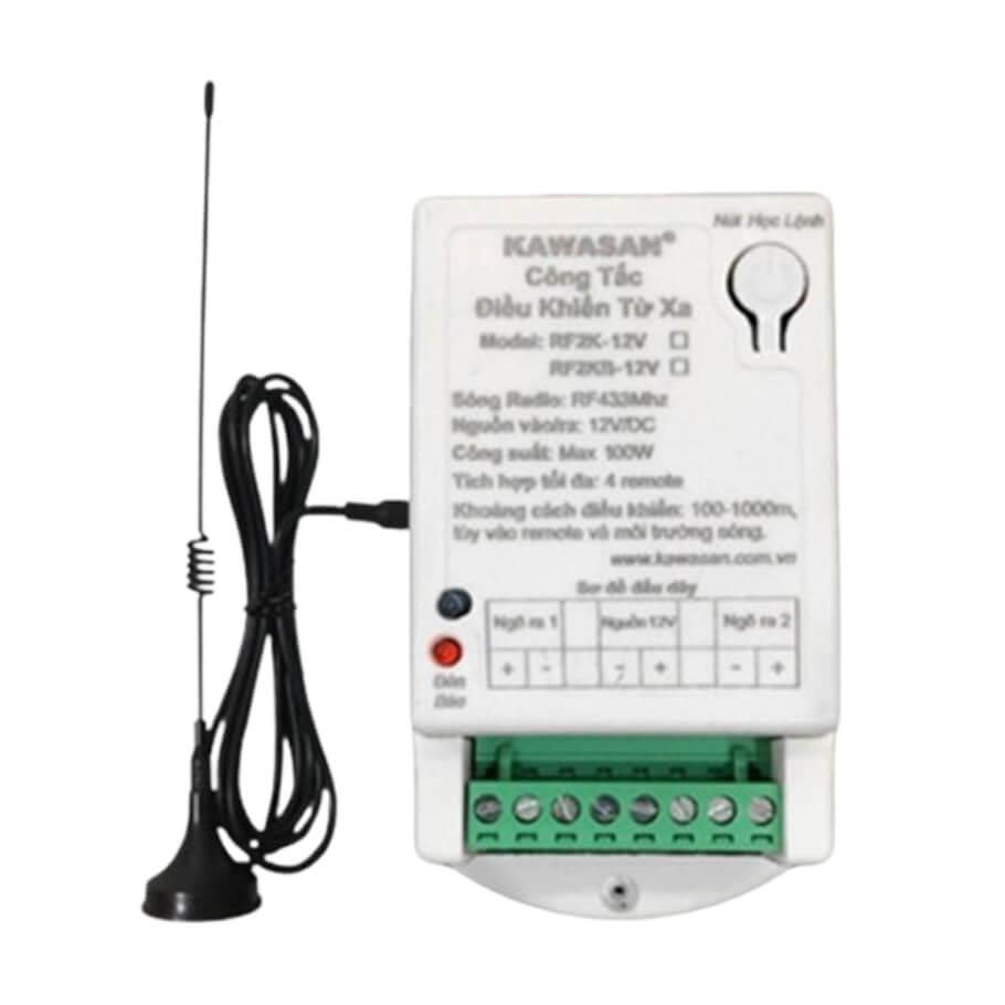 Công tắc điều khiển từ xa KAWA RF2KB-12V